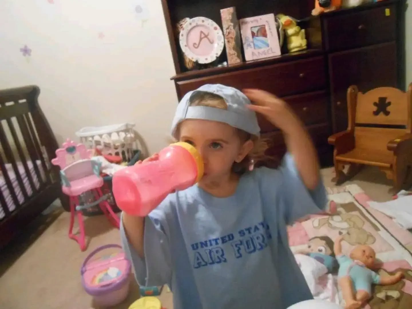 Childhood photo of Alexandria Quackenbush